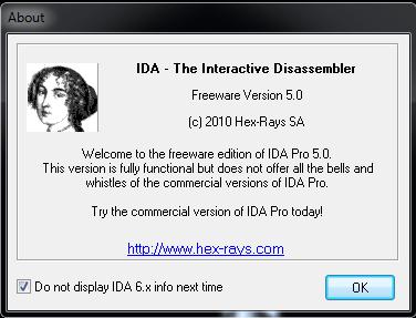 exe to help understand IDA Pro op<ons.