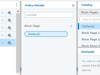 Policy management Using the Policy Browser 2 By default, your product includes several policies for each feature area.