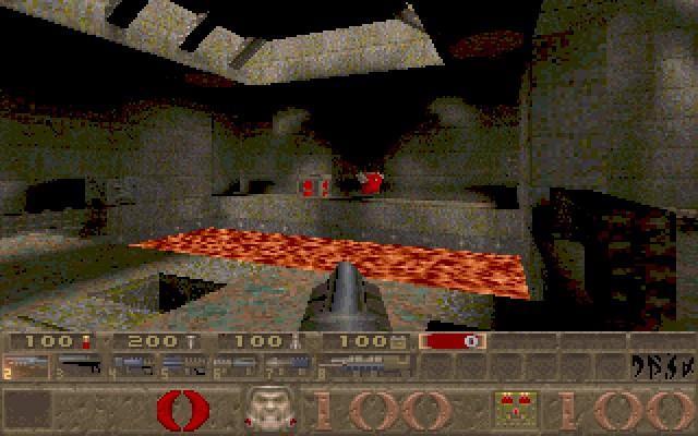 DAWN OF MODERN GAMES QUAKE (1996) real 3D space (free look in