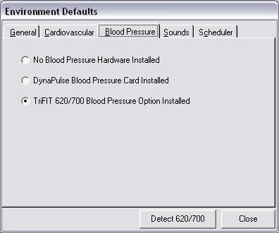 Blood Pressure Defaults The Blood Pressure Defaults have been factory set, but if for some reason they have been re-set, follow these instructions.