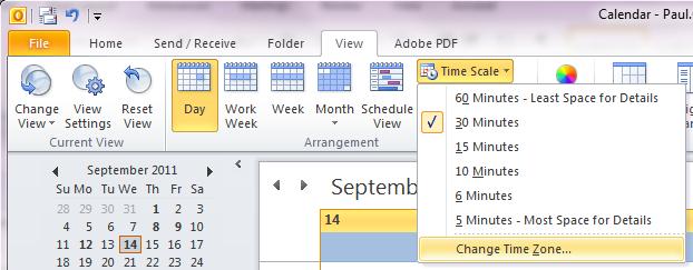 Adding a Second Time Zone In Outlook you are able to add additional Time Zones to your Calendar