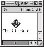 Printer Driver Installation ATM Installation Adobe Type Manager (ATM) is software for accurately displaying the PostScript (PS) fonts installed in the controller on the computer screen.