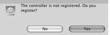 3 Select the controller to be registered and click the [OK] button.