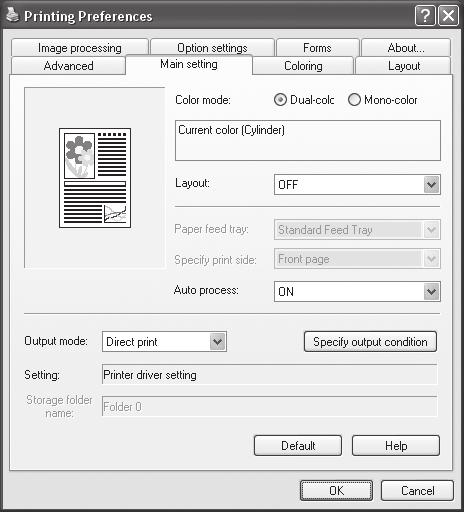 Printer Driver Operations Printer driver settings must be changed to print according to your uses and purposes. The printer driver settings will be described here.