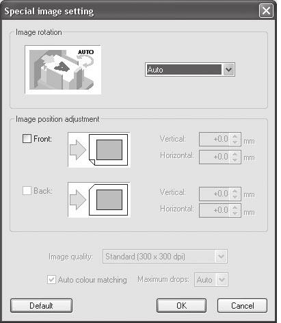 Printer Driver Operations Text/Line->Solid-look Text and illustrations are all given a solid look. This is checked when you want to give text and illustrations a distinct look.