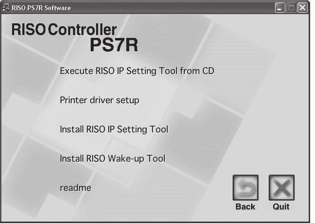 Printer Driver Installation This section describes the installation of the printer driver. Install the printer driver before using the controller.