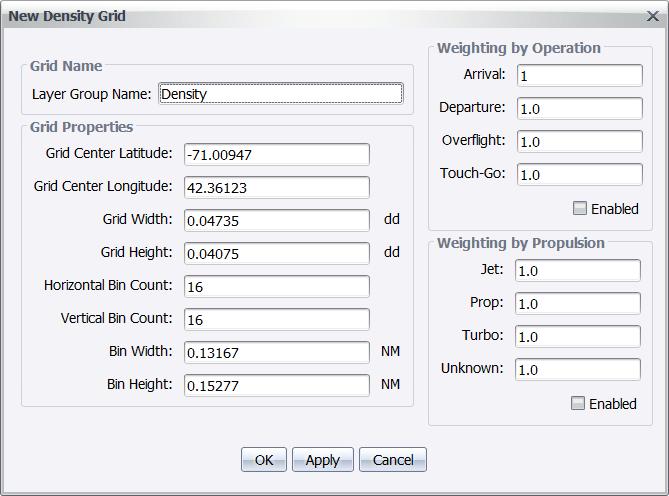 Symphony EnvironmentalVue v3.1 User s Guide Analysis Tools Figure 132: New Density Grid 5.