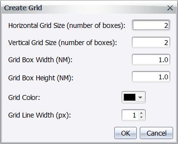 Figure 143: Create Grid 3. In the Horizontal Grid Size field, enter the number of columns you would like the grid to contain. 4.