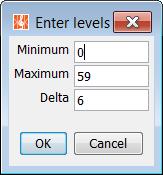 Defining a New Level To define a new track density level: 1. Click the icon. A new level is added. 2. Enter the uppermost number for the level. 3. Specify the color for the new level. 4. Click Apply.