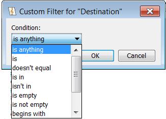 Creating a Custom Filter For more complex searches you can create a custom filter to locate the fights that you are interested in. To create a custom filter: 1.