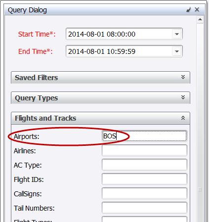 Symphony EnvironmentalVue v3.1 User s Guide General Usage 3. Specify the end date and time for the query: a. Click the arrow beside the End Time field. b. Select the date to end your query from the calendar and click OK.