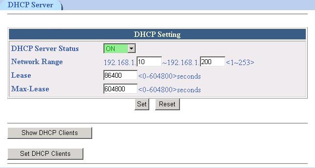 Chapter 6: Advanced Configurations DHCP A DHCP (Dynamic Host Configuration Protocol) Server automatically assigns IP addresses to each computer on your network.