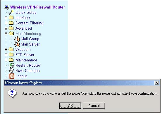 Restart Router If you had entered the wrong configuration while setting up your router or other utilities, you