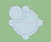 With the offset tool active, hold your mouse over the middle of your largest circle (the body) so that it is