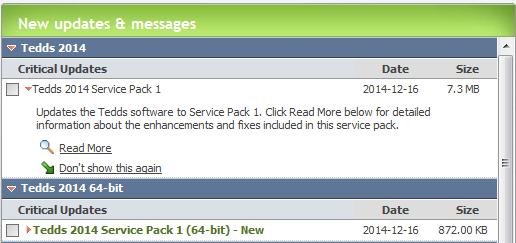 9 The Tekla Update Service 19 (27) 9.4.