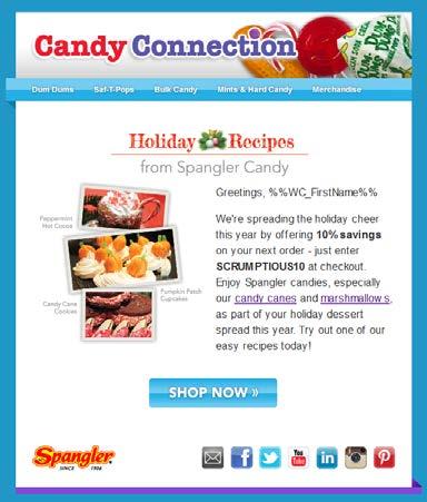 holiday 08. HOLIDAY OPPORTUNITIES With over 100 years of business history and household brand candy names to leverage, Spangler Candy aims to pioneer data-driven digital marketing for future growth.
