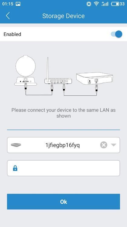 To use a cloudbox, you must first connect the cloudbox to the same network which your camera are connected.