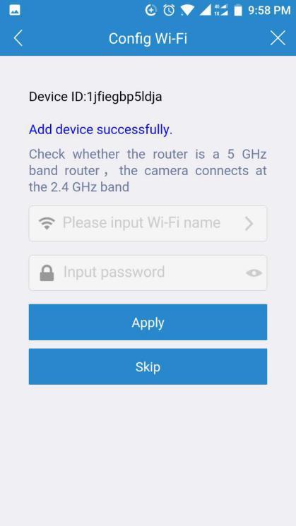After modify the initial password, it will bring you to the Config Wi-Fi screen (Figure 17).