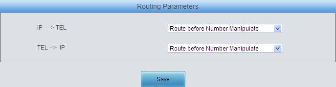 3.7.1 Routing Parameters Figure 3-63 Routing Parameters Configuration Interface See Figure 3-63 for the routing parameters configuration interface.