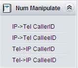 Number Manipulation Figure 3-73 IP Tel CallerID Manipulation Interface (Standard) See Figure 3-73 for the IP Tel CallerID manipulation interface under the Standard mode.