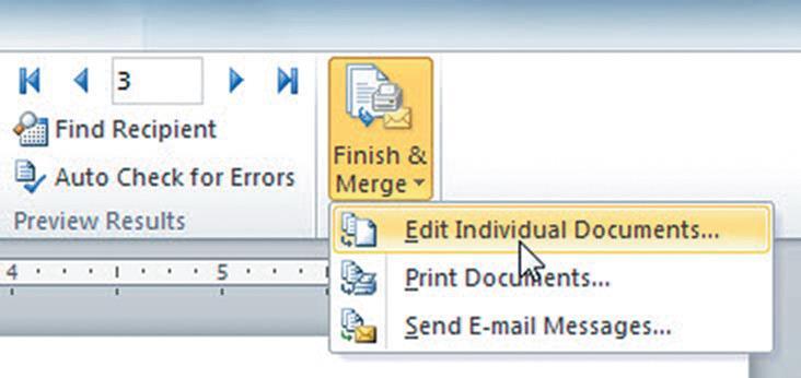 Merge Documents To merge documents and create a new document: 1.