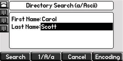 Placing Calls to Contacts To place a call to a contact in the local contact directory: 1. Press 2. Select Contact Directory. 3. Use and to highlight the contact.
