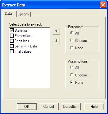 Expanded forecast preferences include preferences for the forecast window, precision,