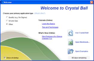7 What s New in Oracle Crystal Ball? What s New in Version 7.2 Version 7.2, released in November 2005, adds many new and useful features to the software.