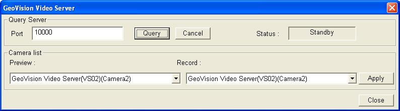 7 DVR Configurations 4. Type the IP address, username and password of the GV-Video Server. Modify the default HTTP port if necessary.