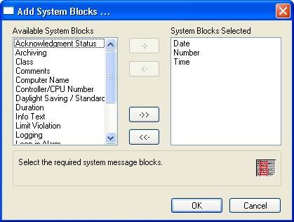 4.3 Working with Message Blocks 4.3.3 How to Add Message Blocks You can add message blocks that are necessary for the archiving and display of messages to the message system.