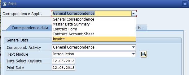 Select the invoice you want to resend In the Output Control tab,