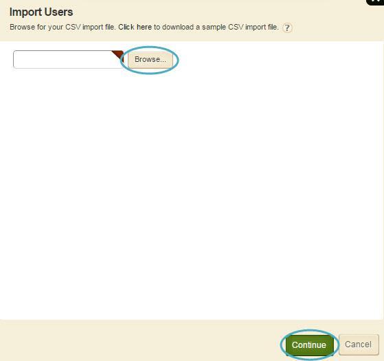 PassKey Manager Blackboard Web Community Manager 4. Click Browse and locate your import file. 5. Click Continue. The Choose PassKey window opens. 6. Choose the PassKey from the drop-down list. 7.