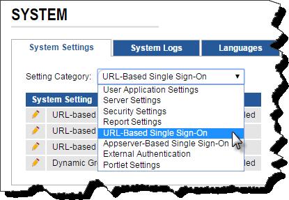 idashboards Administrator s Manual 75 11.2.5.1 Enabling URL-Based SSO URL-based SSO is disabled by default.