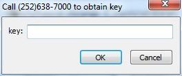 Enter the License Key that you obtain from Wheatstone Technical Support. You can either type the license key in, or right-click in the key: field and select Paste from the popup menu.