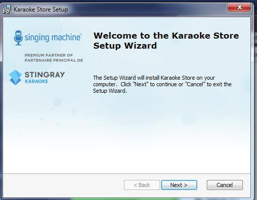 Karaoke Store PC Installation The Karaoke Store application can be installed on Microsoft Windows computers running Vista, Windows 7 and Windows 8 or higher.