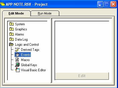Close the Derived Tag setup window and RSView will ask you to save this and name the DTS file (we called ours Timer).