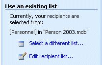 Spend a few moments viewing Mail Merge Recipients screen (at the bottom of the last page). Use the elevator bars at the bottom and on the right of the screen to view your data.