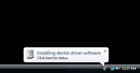 A message Windows needs to install driver software will appear. (Example using the SN3500 is shown below.) Click on Locate and install driver software. 4.