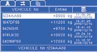 ) Management The Weighbridge/Scale software provides: 10 files 2 numerical references of 6