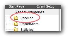 Producing results For a quick printout of results, use the Quick Print facility just below the toolbar. For example, for a fun run, select Results by Category and click the small print button.