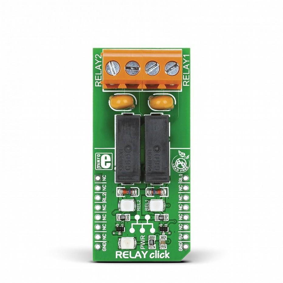 Relay Click Click boards from Mikroelectronika All Mikrobus