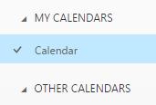 Opening other users calendars A shared calendar can be one shared by a user with several people or a shared mailbox calendar To access shared calendars: 2 Right click on Other Calendars on the left