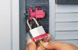Lockouts A safe and effective method for locking out miniature circuit breakers,