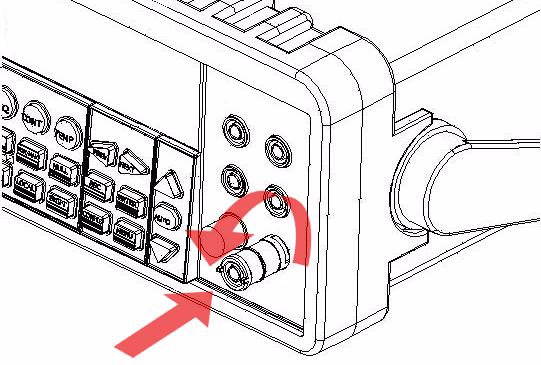 Section 2: Getting Started Model 2100 6 1/2-Digit Resolution Digital Multimeter User s Manual Figure 2-24 Reinserting and securing the current input terminal fuse holder WARNING Before reconnecting