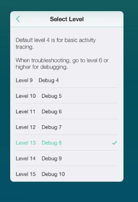 3. On the Select Level page, change the level to 6 or higher 4.