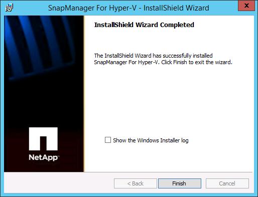 8. To begin the installation, on the next page, click Install. 9. When the InstallShield Wizard Completed page appears, click Finish. 10.