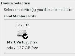 On the Device Selection page, click the Msft Virtual Disk icon, and then click Done. 10.