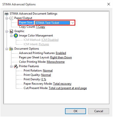 Choose your Printing Default options as per your previous Printing Preferences. 3.