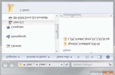 How to unzip a file. Locate the zip file and double click on the file.