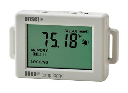 HOBO Temp Data Logger (UX100-001) Manual The HOBO Temp data logger records temperature in indoor environments with its integrated sensor.
